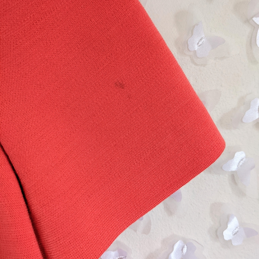 Vintage 1960s Lilli Ann Coral Mod Shift Dress S - Picture 5 of 7